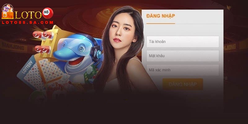 Điền thông tin chuẩn xác và xác nhận để hoàn tất đăng nhập